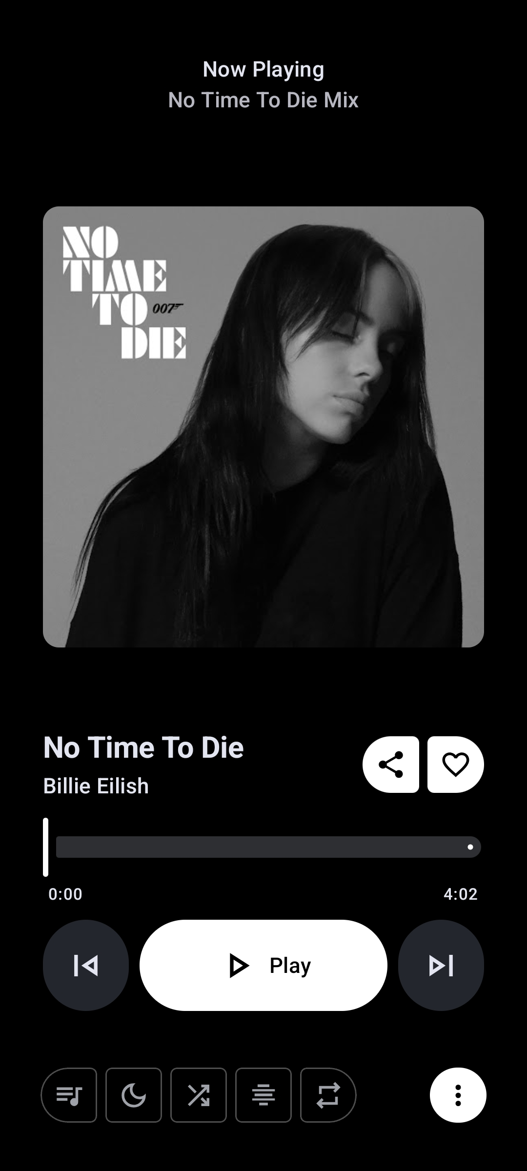 Metrolist APK Music Player Interface on Android